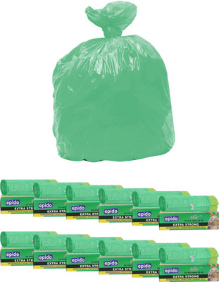 

Epido Drawstring Medium 30 L Garbage Bag(Pack of 12)