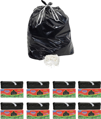 

Sahil Tie String Medium 30 L Garbage Bag(Pack of 8)