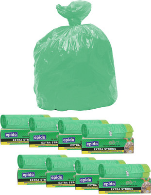 

Epido Drawstring Medium 30 L Garbage Bag(Pack of 8)