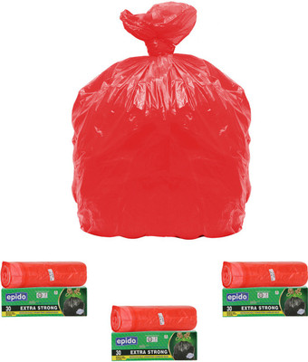 

Epido Drawstring Medium 30 L Garbage Bag(Pack of 3)