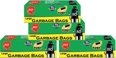 14% OFF on Pixcy Premium Detachable Tie Type (60 Bags) Large 55 - 65 L Garbage Bag(Pack of 4)