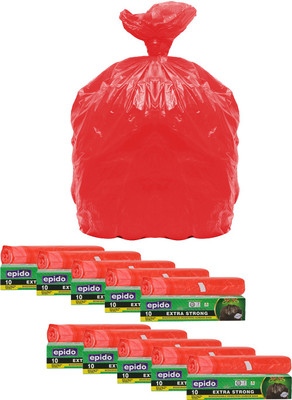 

Epido Drawstring Extra Large 120 L Garbage Bag(Pack of 10)