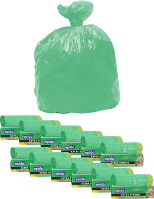 Epido Drawstring Extra Large 120 L Garbage Bag(Pack of 12)