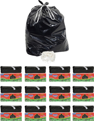 

Sahil Tie String Medium 30 L Garbage Bag(Pack of 12)