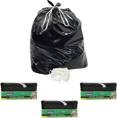 

Epido Drawstring Medium 120 L Garbage Bag(Pack of 3)