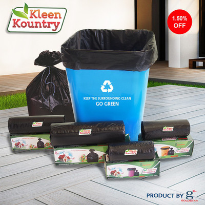 

KLEEN KOUNTRY 4 EXTRA LARGE 80-100 L Garbage Bag(Pack of 90)