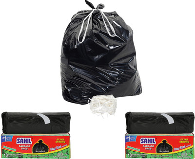 

Sahil Tie String Jumbo 155 L Garbage Bag(Pack of 2)