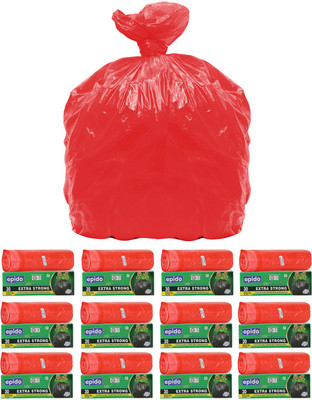 

Epido Drawstring Medium 30 L Garbage Bag(Pack of 12)