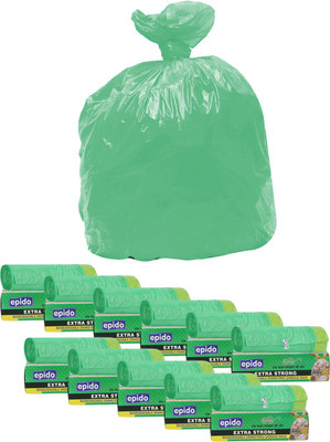 

Epido Drawstring Extra Large 120 L Garbage Bag(Pack of 11)
