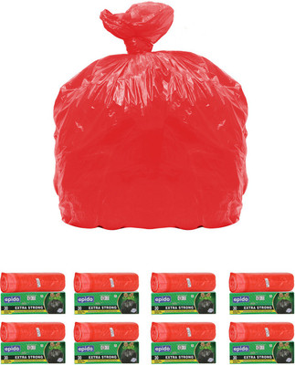 

Epido Drawstring Medium 30 L Garbage Bag(Pack of 8)