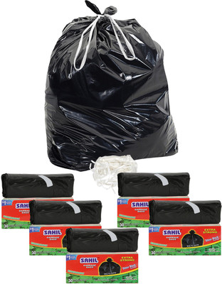 

Sahil Tie String Medium 30 L Garbage Bag(Pack of 5)