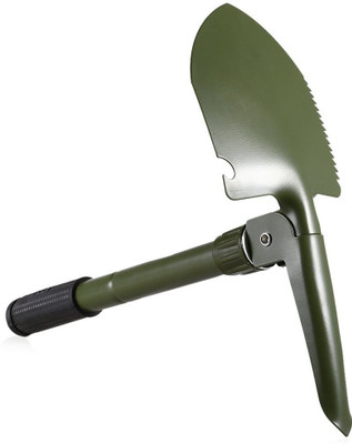 

Sukot Folding Shovel 16" Camping Military Style Survival w/ Pick Tool & Case Garden Tool Kit(1 Tools)