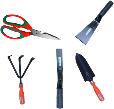

Truphe Garden Tool Combo Box (5 in 1) Garden Tool Kit(5 Tools)