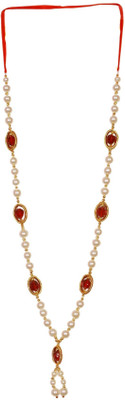 

Real Seed Premium High Quality Pearl Festival Mala - Photo Mala - Garland(Multicolor)