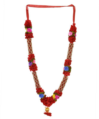 

Real Seed High Quality Festival Mala - Jai Mala - Photo Mala Garland(Red, Gold, Maroon, Orange, Multicolor)