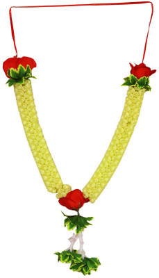 

Real Seed Premium High Quality Flower Festival Mala - Photo Mala Garland(Multicolor, Green)