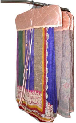 

Addyz Plain Pack Of 3 Net Saree Cover Wardrobe Organize(Peach)
