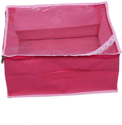 Kuber Industries Designer Saree Cover In Non Wooven Material With Capacity Of 15 Sarees MKU0050018(Pink) available at flipkart for Rs.199