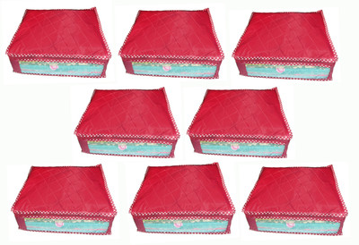 atorakushon Parachute Saree Cover 8PC PSC8 Maroon atorakushon Garment Covers