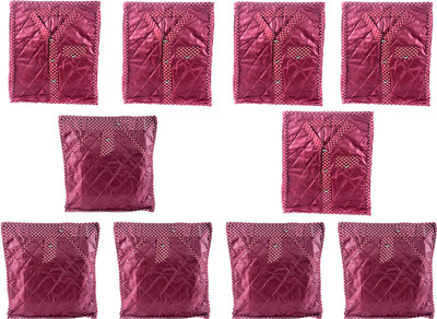 

Annapurna Sales Designer 5 Inch Height Side Transparent Large Shirt/Tshirt or Pant/Jeans/Trouser Cover - Set of 10 Pcs. Maroon00437(Maroon)