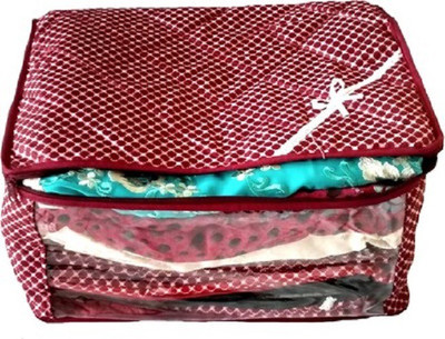 KUBER INDUSTRIES Designer Saree Cover MKU581 Maroon KUBER INDUSTRIES Garment Covers