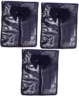 Mun Shree Designer Sarten 8 Shirt Cover Pack Of 3 MS 18 Blue Mun Shree Garment Covers