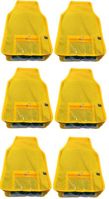 

Addyz Plain 6pcs ladies Large Non - woven Blouse cover Upto 5 - 6 each(Yellow)