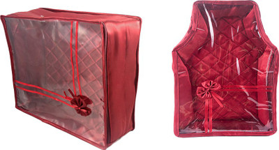 

Annapurna Sales Designer 5 Inch Height Front Transparent Large Saree and Blouse Cover - Set of 2 Pcs. Maroon00361(Maroon)