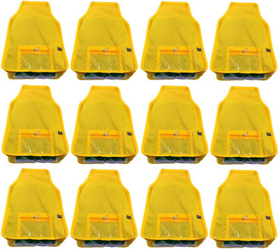 

Addyz Plain 12pcs ladies Large Non - woven Blouse cover Upto 5 - 6 each(Yellow)
