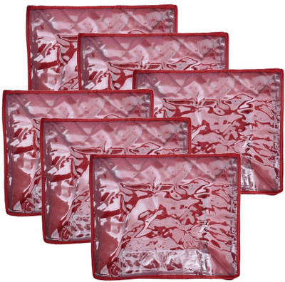 

Mun Shree Designer Double Sarten 5 Saree Cover Box(Pack Of 6) MS-10(Maroon)