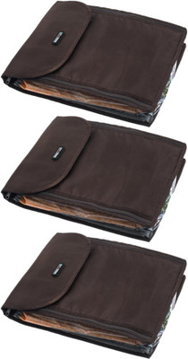 

BagsRus Saree Covers SA101FBRX3 - Pack of 3+C6(Brown)