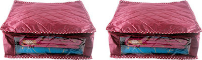 

Annapurna Sales Designer 5 Inch Height Side Transparent Large Saree Cover - Set of 2 Pcs. Maroon00404(Maroon)