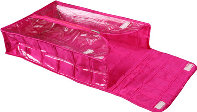 

SuiDhaga Salwar Suit Cover Satin Organiser (3-5 Salwar Suits) SDC029(Pink)