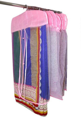 

Addyz Plain Pack Of 6 Net Saree Cover Pink Wardrobe Organize(Pink)