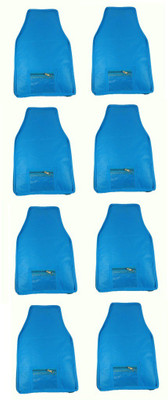 Addyz Plain 8pcs Ladies Large Non - Woven Blouse Cover Upto 5 - 6 each(Blue)