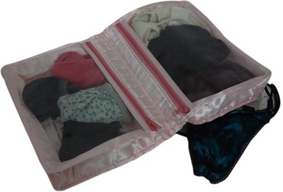 KUBER INDUSTRIES Under Garments Cover Satin Mku175 Maroon, Pink KUBER INDUSTRIES Garment Covers