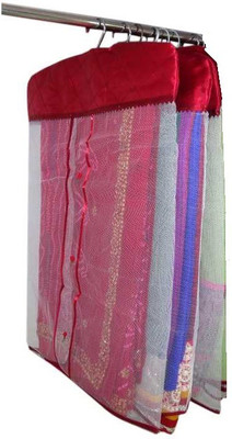 

Addyz Plain Pack Of 3 Net Saree Cover Wardrobe Organize(Maroon)