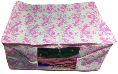 

EG Printed Saree AA-003(Pink, White)