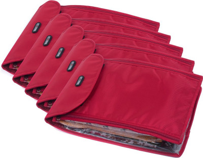 

BagsRus Saree Cover SA101FRDX5 - Pack of 5(Red)