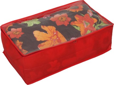 

Kuber Industries Designer Non Woven Blanket Cover, Lahenga Cover, Saree Cover (24*14*8 Inches) KUBS60(Red)