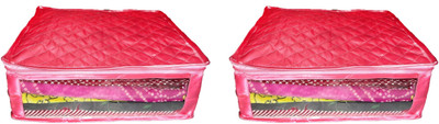 

Atorakushon Satin Saree Cover 2PC SSC2(Pink)