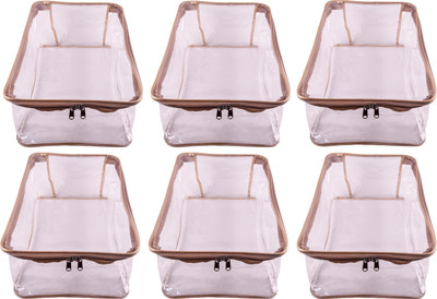 

Annapurna Sales Designer 7 Inch Height Full Transparent Big Shirt/T-shirt & Pant/Jeans/Trousers Cover - Set of 6 Pcs. Golden00495(Golden)