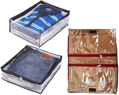 

Srajanaa Combo of Shirt Trouser , Innerwear Cover / Organiser SR-219(Multicolor)
