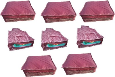 

Lnc designer 4 sarees and 2 blouse covers 5+3cvr(Maroon)