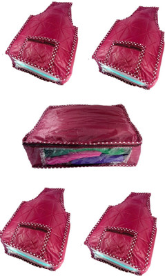 

Addyz Plain 1 saree cover and 4 Blouse Cover Combo(Maroon)