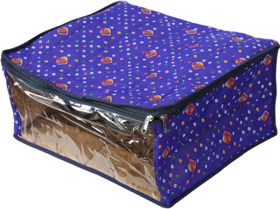 

SuiDhaga Saree Cover Cotton Organiser(Upto 6-10 Sarees) SDSC003(Purple)