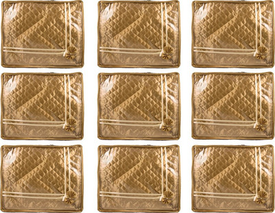 

Annapurna Sales Designer Small Saree Covers - Set of 9 Pcs. Golden0074(Gold)