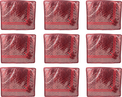 

Annapurna Sales Designer Small Saree Covers - Set of 9 Pcs. Maroon0088(Maroon)