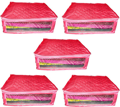 

Atorakushon Satin Saree Cover 5PC SSC5(Pink)