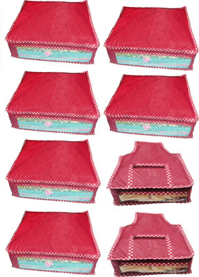 

Atorakushon Parachute Combo of 6PC Saree Cover 2PC Blouse Cover P6S&3b(Maroon)